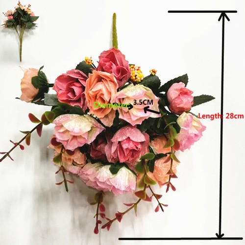 Heads silk peony - silk, artificial