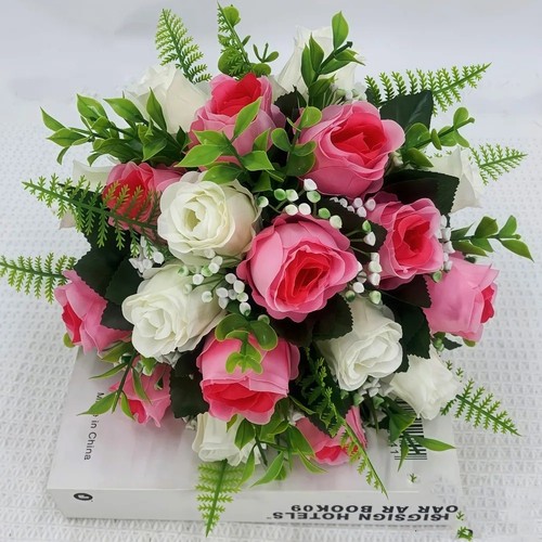 Heads silk rose artificial - 18,