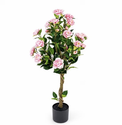 Artificial rose tree with - rose, pot