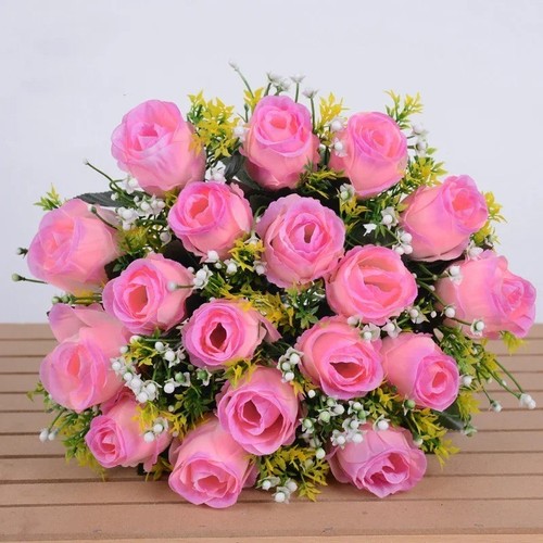 Heads silk rose artificial - 18,