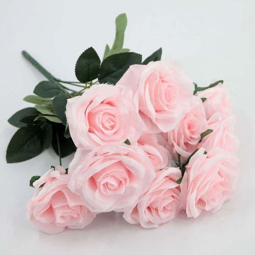 Heads silk rose - 10, artificial