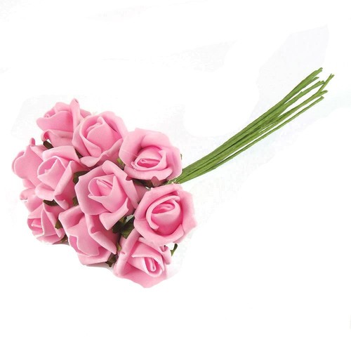 Bunch foam rose buds - 10,