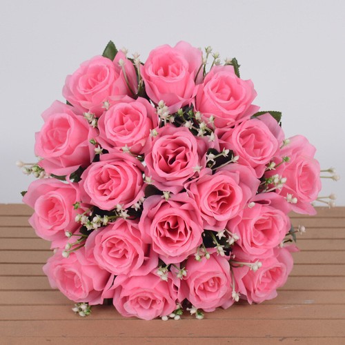 Heads silk rose artificial - 18,