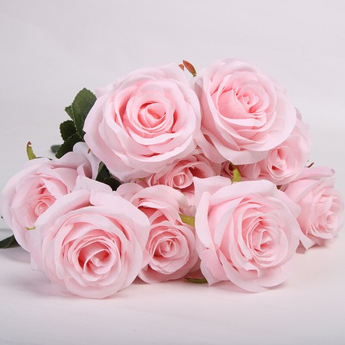 Heads silk rose - 10,
