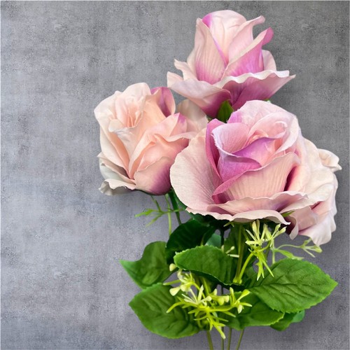 Artificial rose bunch 5 - bunch, –