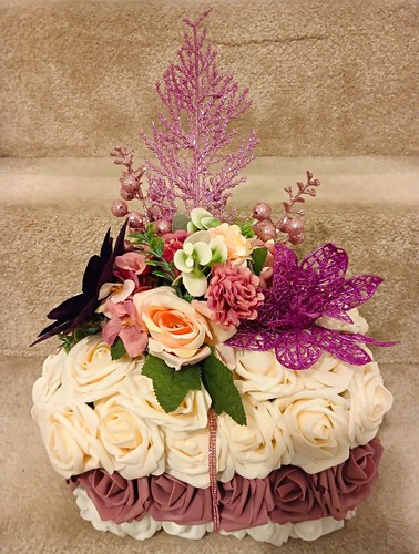 Artificial rose memorial - artificial,