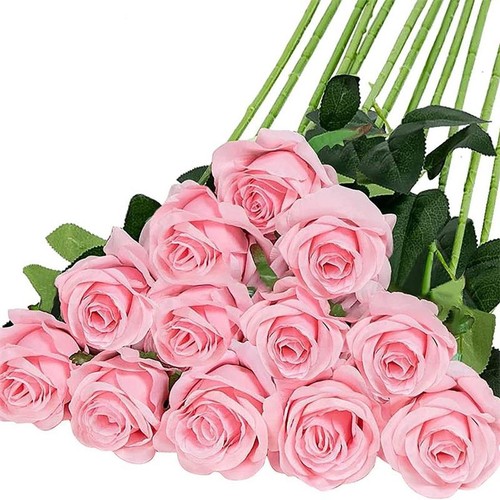 Bulk artificial roses - 12,