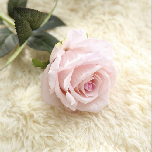 Individual heads silk rose - 10,