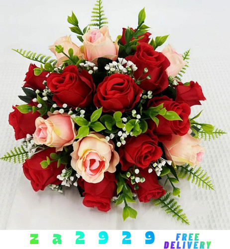 Heads silk rose - 18,