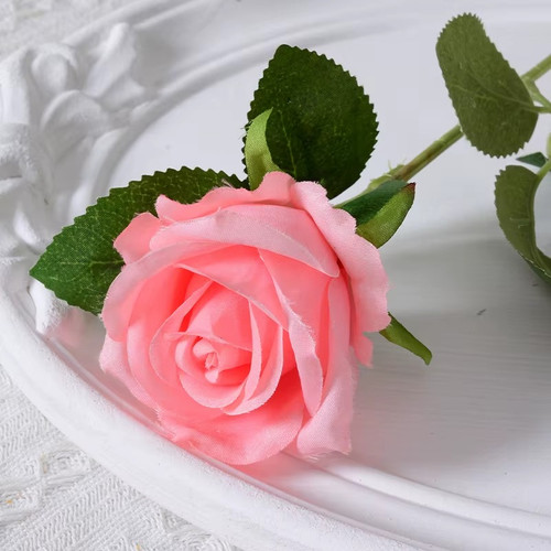 1pc artificial single rose bud - artificial,