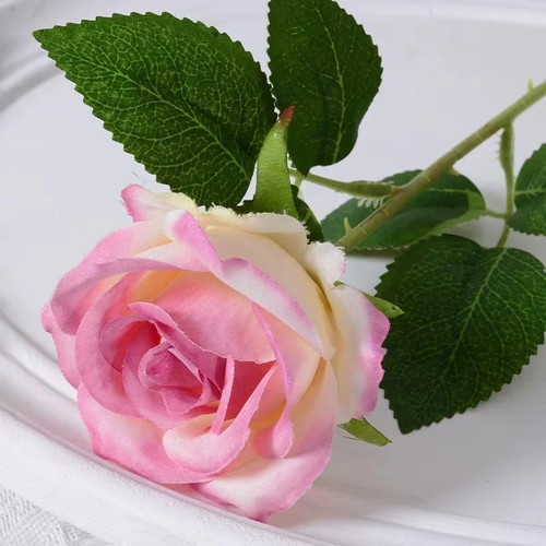 3pc artificial single - single, rose