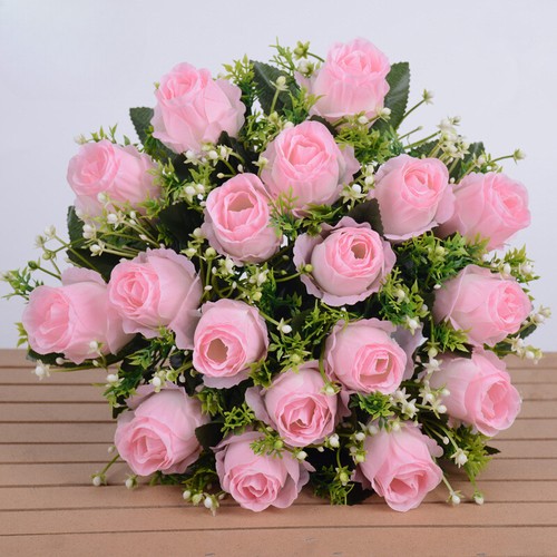 Heads silk rose bud - heads,