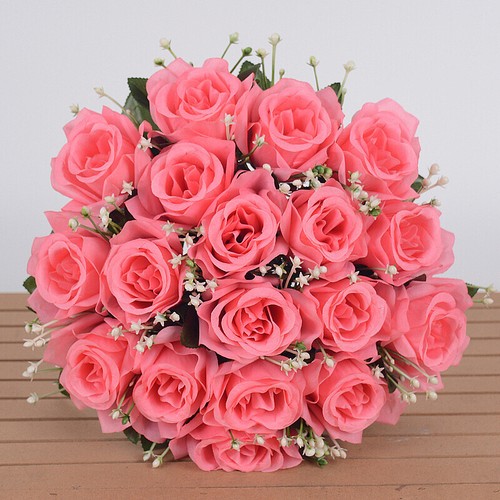 Heads silk rose artificial - 18,