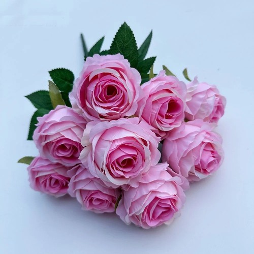 Heads silk rose artificial - 10,
