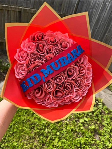 Artificial rose bouquet - artificial,