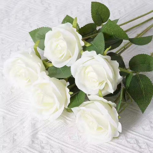 12x artificial single rose bud - artificial,