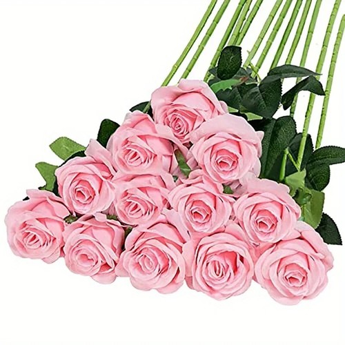 12x artificial single rose - 12x,
