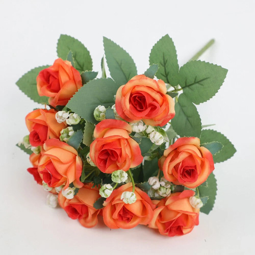 Heads artificial rose faux - 9,