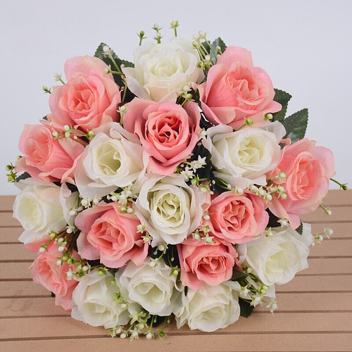 Heads silk rose - 18,
