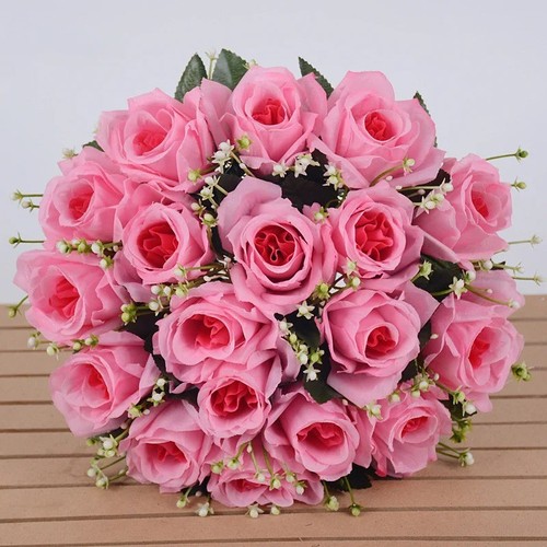 Heads silk rose artificial - silk,