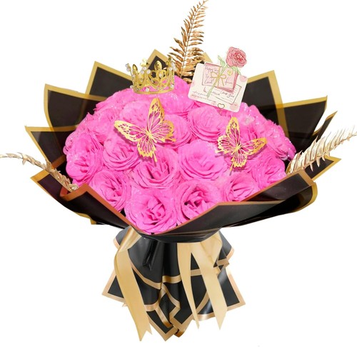 Pcs glitter roses - pcs,