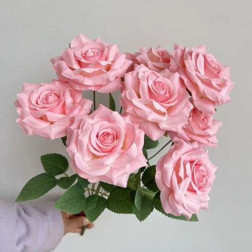 Heads silk rose - 9,