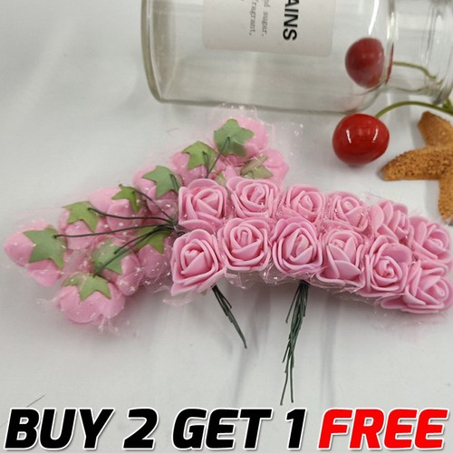 144pcs artificial flowers mini - 144pcs,