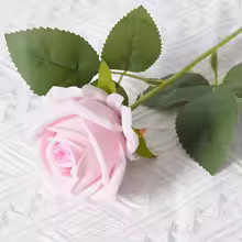 12x artificial single - rose, bud