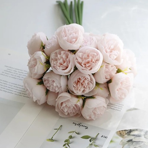 Head silk peony rose - 27,