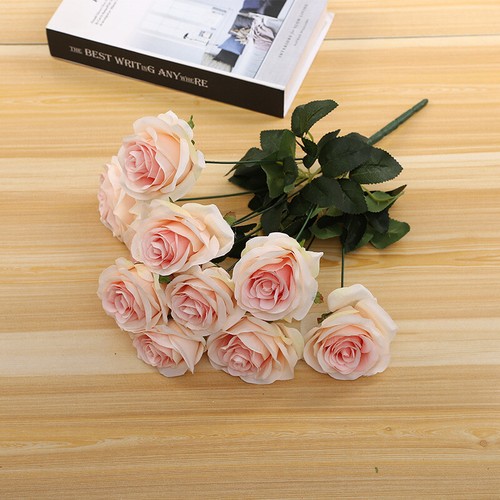 Heads silk rose - 10,