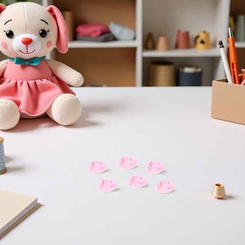 500pcs mini foam rose - rose, heads
