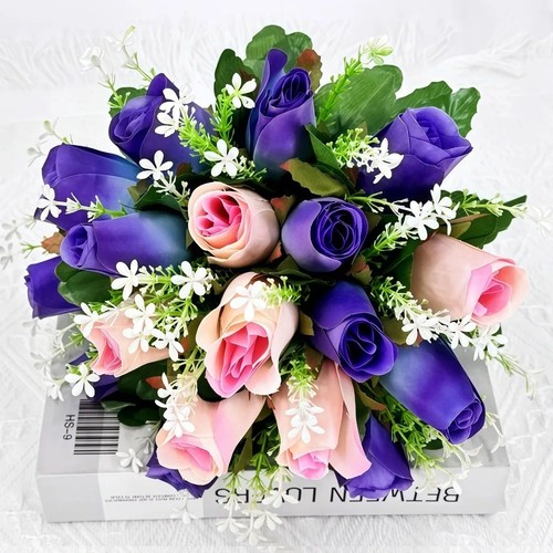 Heads silk rose artificial - heads,