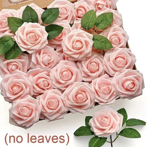 50pcs artificial rose flowers - 50pcs,