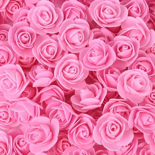 100pcs 5cm foam rose - 3.5cm, pe